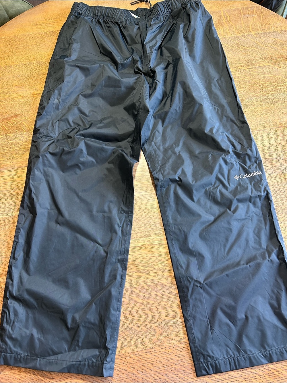 Men’s Columbia Omni-Tech Waterproof Rain Pants Black XL Hiking Outdoor